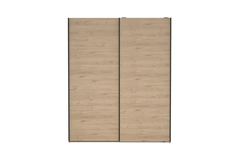 Elvos Garderobe 179x220 cm - Natur - Oppbevaring - Klesoppbevaring - Garderober & garderobesystem