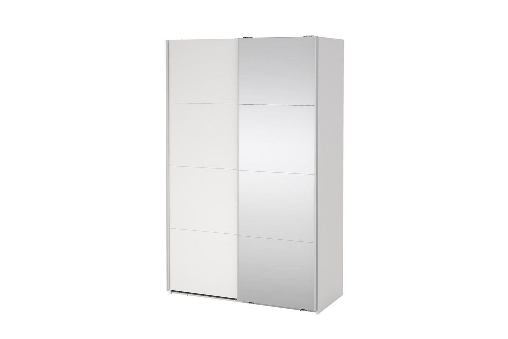 Elvos Garderobe med Speil 139x220 cm - Hvit