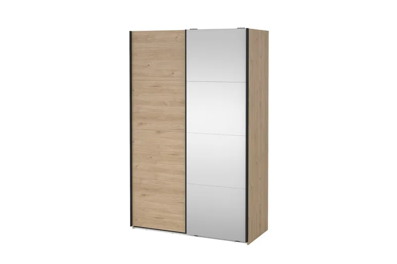 Elvos Garderobe med Speil 139x220 cm, Natur