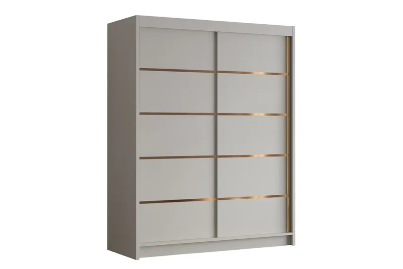 Emet Garderobe 150x200 cm - Beige - Oppbevaring - Klesoppbevaring - Garderober & garderobesystem