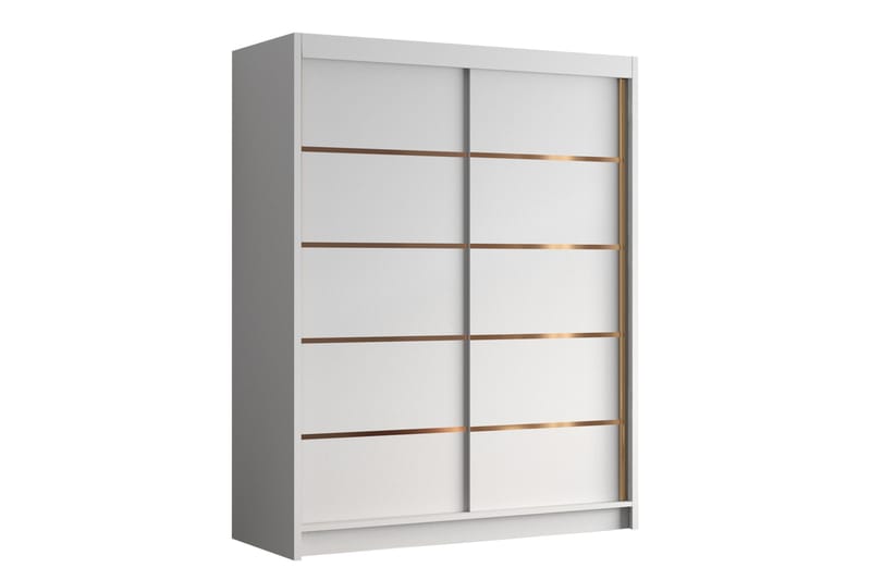 Emet Garderobe 150x200 cm - Hvit - Oppbevaring - Klesoppbevaring - Garderober & garderobesystem