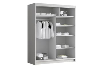 Emet Garderobe 150x200 cm - Svart/Hvit - Oppbevaring - Klesoppbevaring - Garderober & garderobesystem
