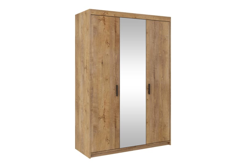Enzenauer Garderob med Speil 133 cm - Tre/natur - Garderober & garderobesystem - Garderobeskap & klesskap