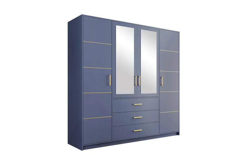 Escaldes Garderobe 196 cm - Grønn - Oppbevaring - Klesoppbevaring - Garderober & garderobesystem