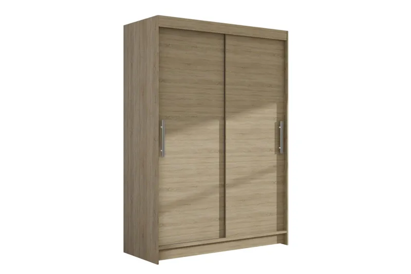 Estella Garderobe 120 cm Skyvedører - Eik - Oppbevaring - Klesoppbevaring - Garderober & garderobesystem