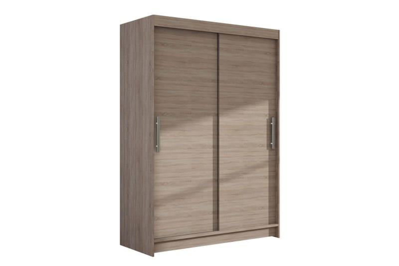 Estella Garderobe 120 cm Skyvedører - Lys Eik - Oppbevaring - Klesoppbevaring - Garderober & garderobesystem