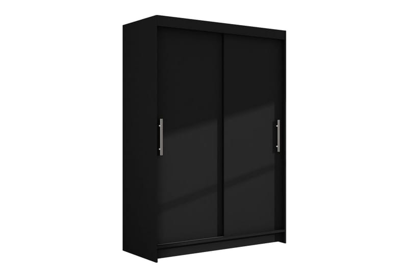 Estella Garderobe 120 cm Skyvedører - Svart - Oppbevaring - Klesoppbevaring - Garderober & garderobesystem