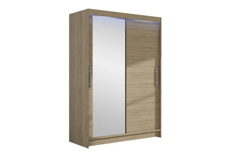 Estella Garderobe med Speil 120x200 cm, Beige