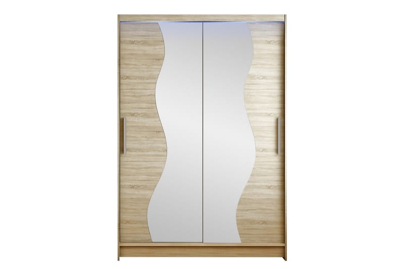 Estella Garderobe med Speil 120x200 cm, Beige