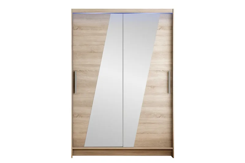 Estella Garderobe med Speil 120x200 cm, Beige