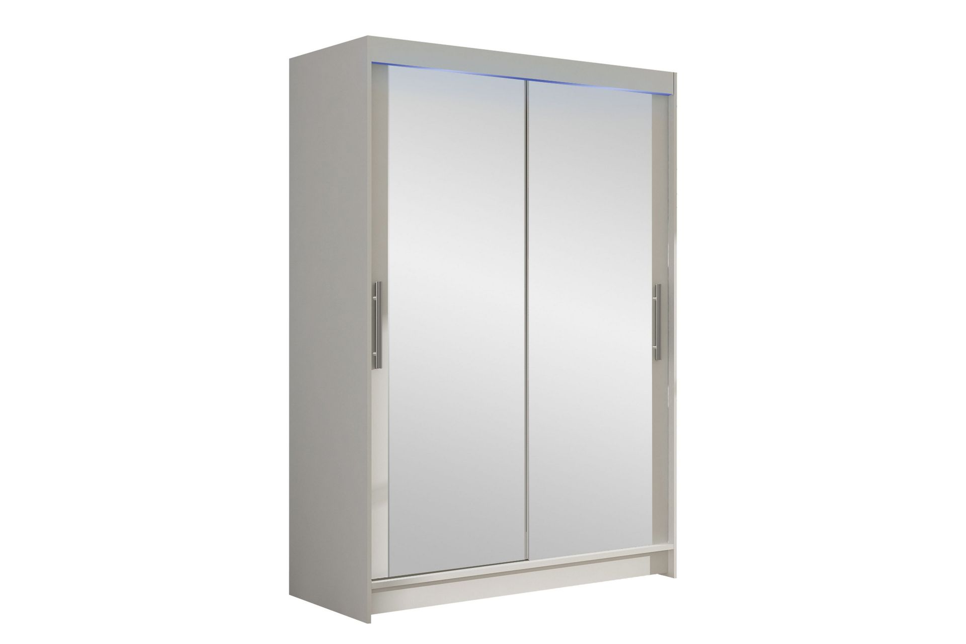 Estella Garderobeskap med Speil 120x200 cm - Hvit - Oppbevaring - Klesoppbevaring - Garderober & garderobesystem