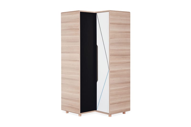 Evolve Garderobe Natur / Hvit / Svart - VOX - Oppbevaring - Klesoppbevaring - Garderober & garderobesystem - Garderobeskap & klesskap