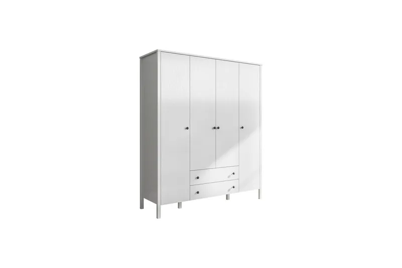 Ferra Garderobesskåp 160x194,8 cm, Natur/Hvit