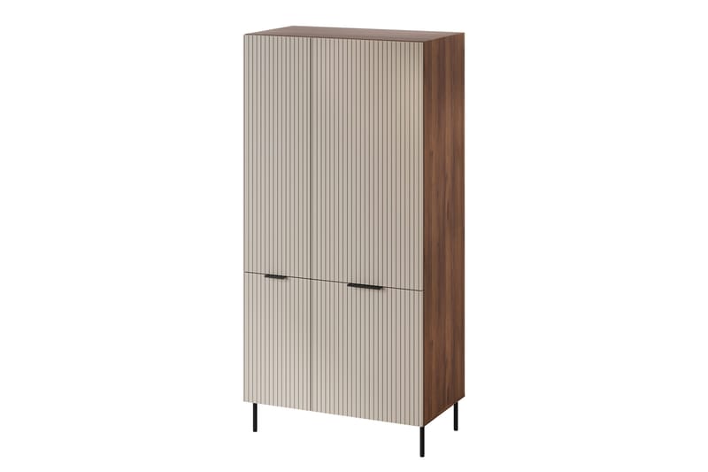 Fiesta Garderobeskap 90x186 cm - Brun/Beige - Oppbevaring - Klesoppbevaring - Garderober & garderobesystem