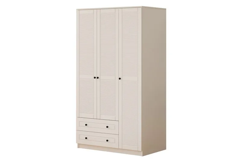 Fornis Garderobesskåp 105x184 cm, Matt Hvit