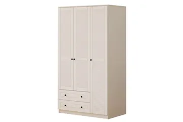 Fornis Garderobesskåp 105x210 cm - Matt Hvit - Oppbevaring - Klesoppbevaring - Garderober & garderobesystem - Garderobeskap & klesskap