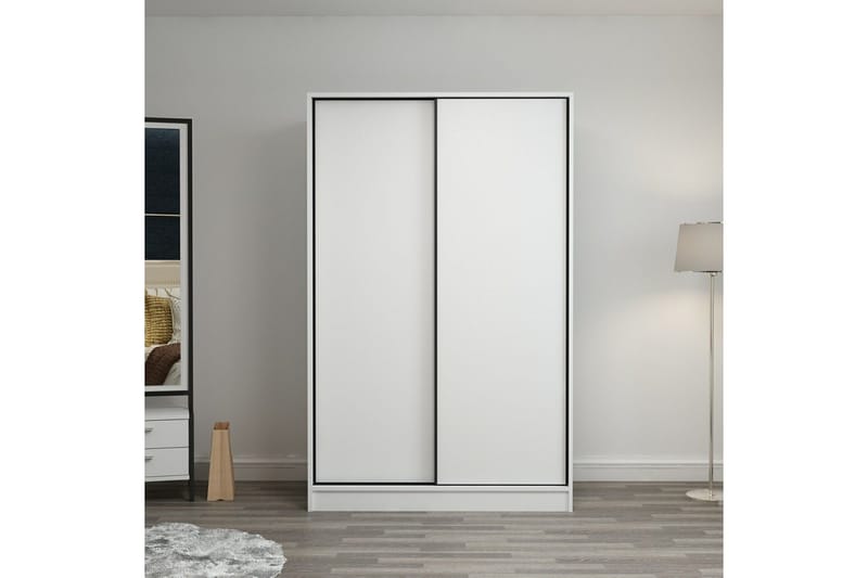 Fruitland Garderobe 120 cm, Hvit