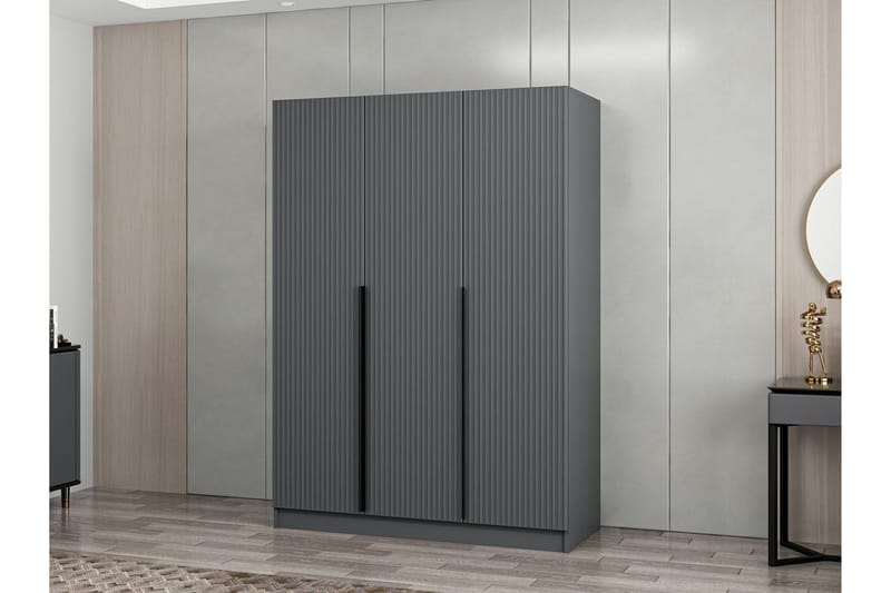 Fruitland Garderobe 135 cm - Antrasitt - Oppbevaring - Klesoppbevaring - Garderober & garderobesystem