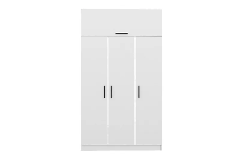 Fruitland Garderobe 135 cm - Hvit - Oppbevaring - Klesoppbevaring - Garderober & garderobesystem