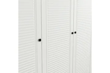 Fruitland Garderobe 135x190 cm - Hvit - Oppbevaring - Klesoppbevaring - Garderober & garderobesystem