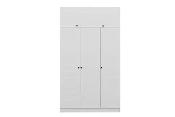 Fruitland Garderobe 135x210 cm - Hvit - Oppbevaring - Klesoppbevaring - Garderober & garderobesystem