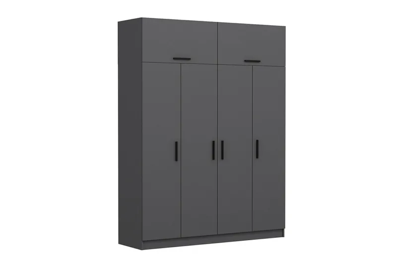 Fruitland Garderobe 180 cm - Antrasitt - Oppbevaring - Klesoppbevaring - Garderober & garderobesystem