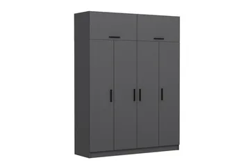 Fruitland Garderobe 180 cm - Antrasitt - Oppbevaring - Klesoppbevaring - Garderober & garderobesystem