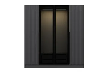 Fruitland Garderobe 180 cm - Antrasitt - Oppbevaring - Klesoppbevaring - Garderober & garderobesystem