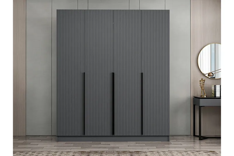 Antrasitt Fruitland Garderobe 180 cm