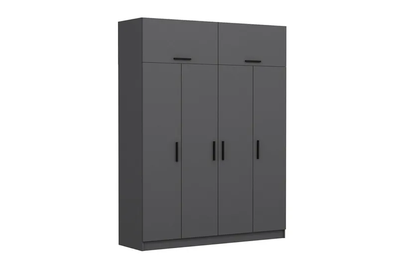 Fruitland Garderobe 180 cm - Antrasitt - Oppbevaring - Klesoppbevaring - Garderober & garderobesystem