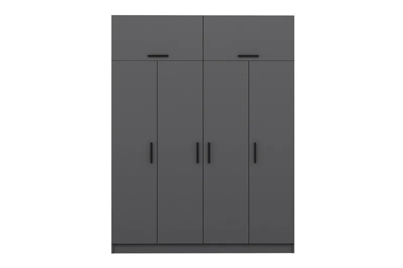 Fruitland Garderobe 180 cm - Antrasitt - Oppbevaring - Klesoppbevaring - Garderober & garderobesystem