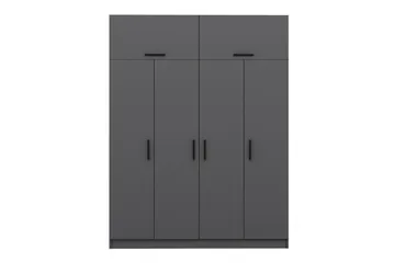 Fruitland Garderobe 180 cm - Antrasitt - Oppbevaring - Klesoppbevaring - Garderober & garderobesystem