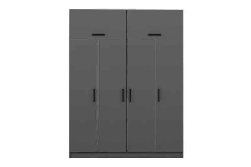Fruitland Garderobe 180 cm - Antrasitt - Oppbevaring - Klesoppbevaring - Garderober & garderobesystem