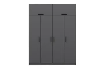 Fruitland Garderobe 180 cm - Antrasitt - Oppbevaring - Klesoppbevaring - Garderober & garderobesystem