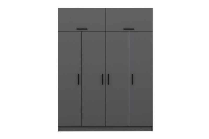 Fruitland Garderobe 180 cm - Antrasitt - Oppbevaring - Klesoppbevaring - Garderober & garderobesystem