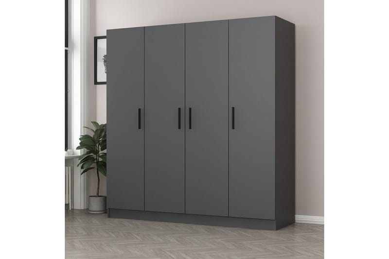 Fruitland Garderobe 180 cm, Antrasitt