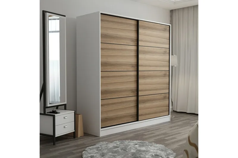 Fruitland Garderobe 180 cm - Brun - Oppbevaring - Klesoppbevaring - Garderober & garderobesystem