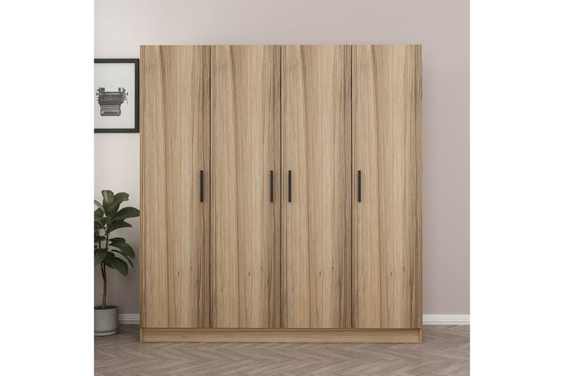 Fruitland Garderobe 180 cm - Brun - Garderober & garderobesystem - Garderobeskap & klesskap