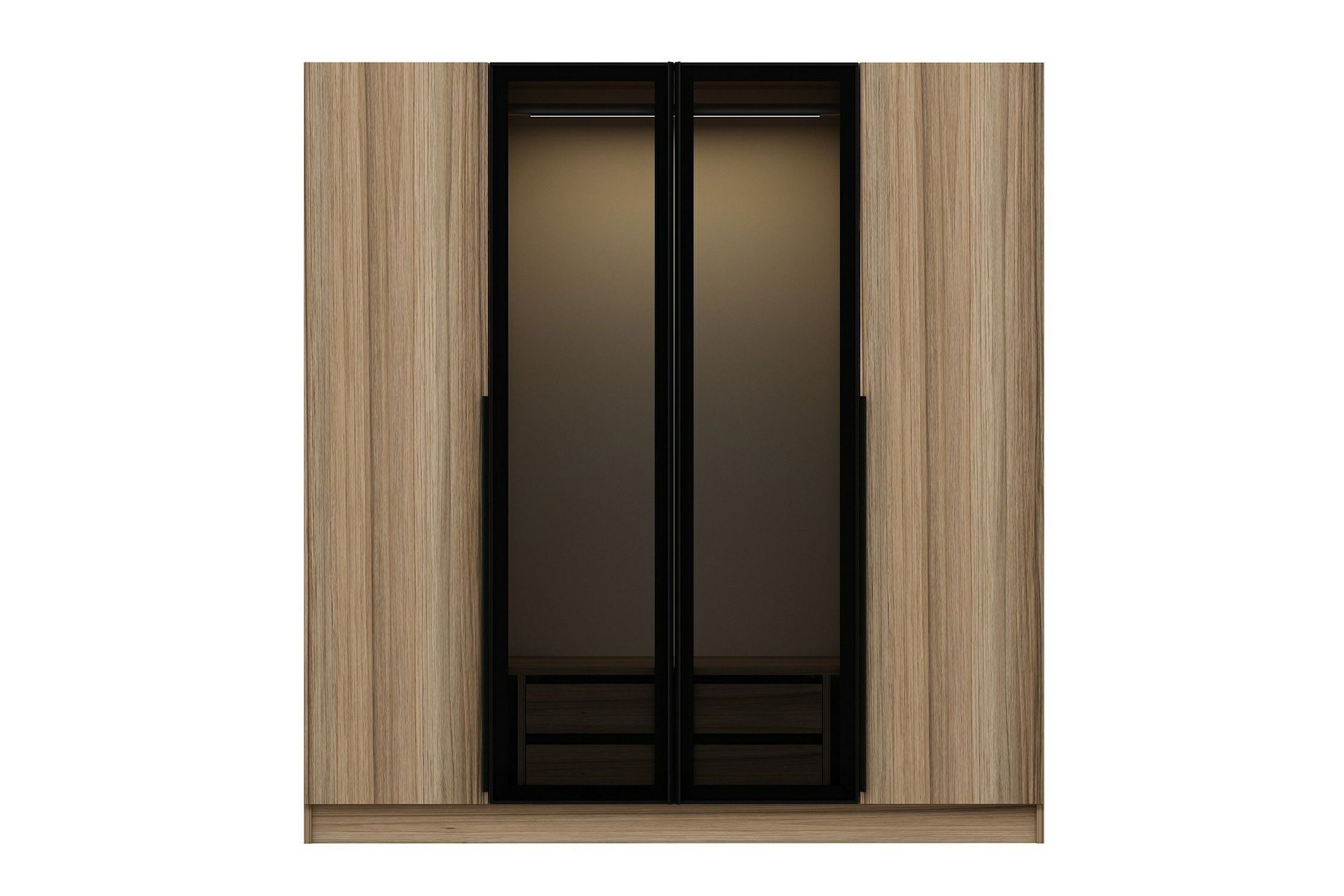 Fruitland Garderobe 180 cm - Brun - Oppbevaring - Klesoppbevaring - Garderober & garderobesystem