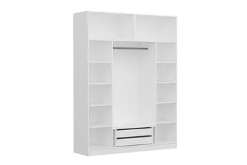 Fruitland Garderobe 180 cm - Hvit - Oppbevaring - Klesoppbevaring - Garderober & garderobesystem