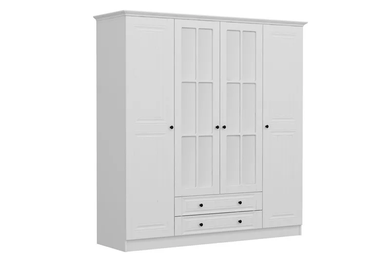 Fruitland Garderobe 180 cm - Hvit - Oppbevaring - Klesoppbevaring - Garderober & garderobesystem