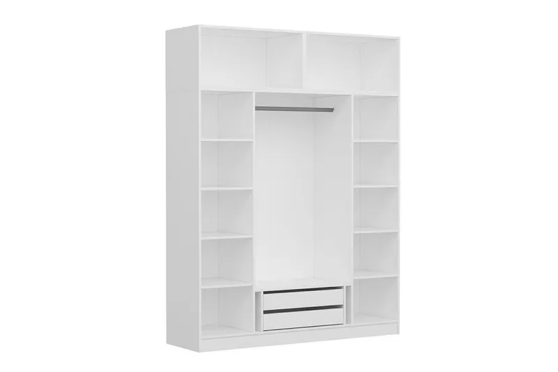 Fruitland Garderobe 180 cm - Hvit - Oppbevaring - Klesoppbevaring - Garderober & garderobesystem