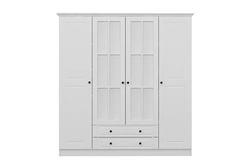 Fruitland Garderobe 180 cm - Hvit - Oppbevaring - Klesoppbevaring - Garderober & garderobesystem