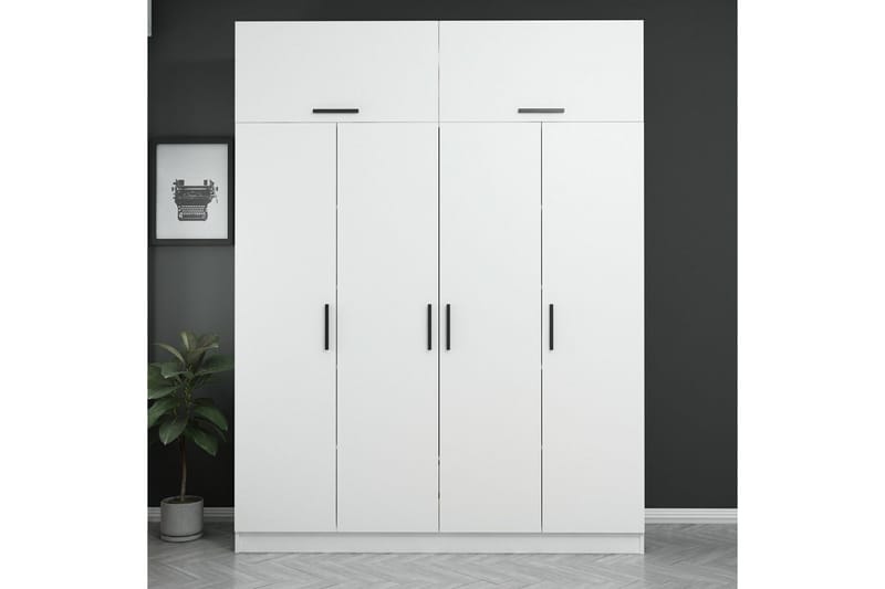 Fruitland Garderobe 180 cm, Hvit
