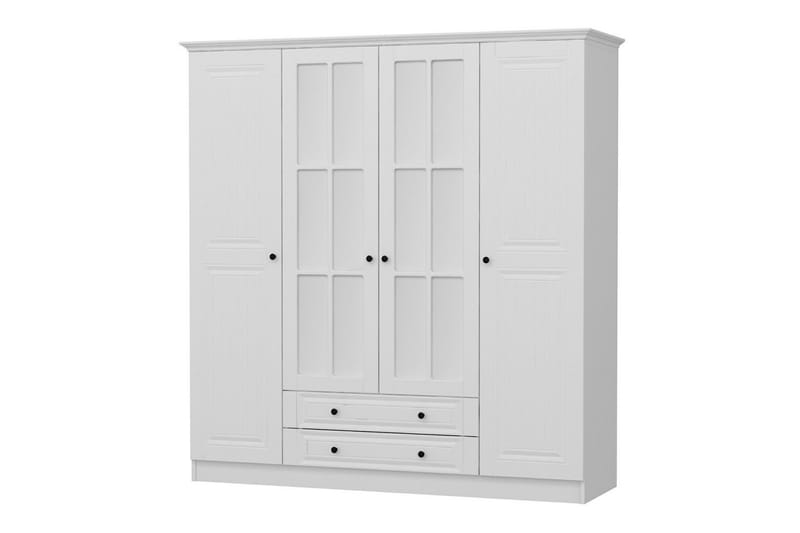 Fruitland Garderobe 180 cm - Hvit - Oppbevaring - Klesoppbevaring - Garderober & garderobesystem