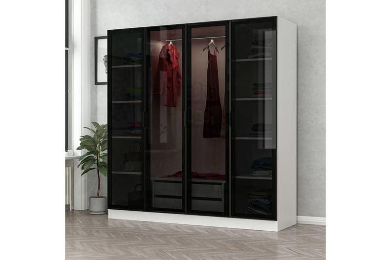 Fruitland Garderobe 180 cm, Hvit