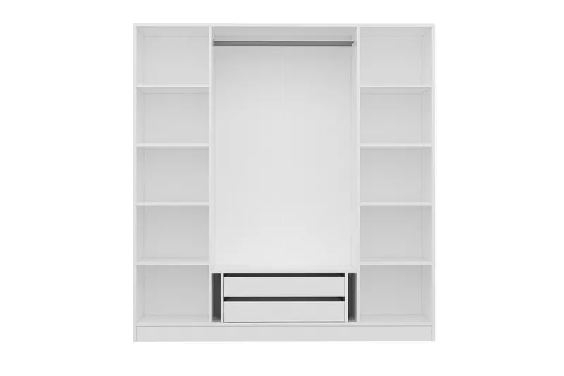 Fruitland Garderobe 180 cm - Hvit - Oppbevaring - Klesoppbevaring - Garderober & garderobesystem