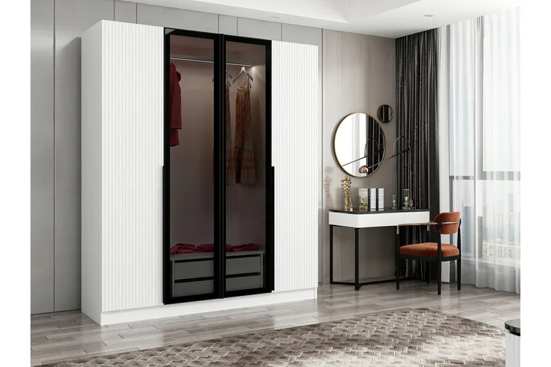 Fruitland Garderobe 180 cm, Hvit