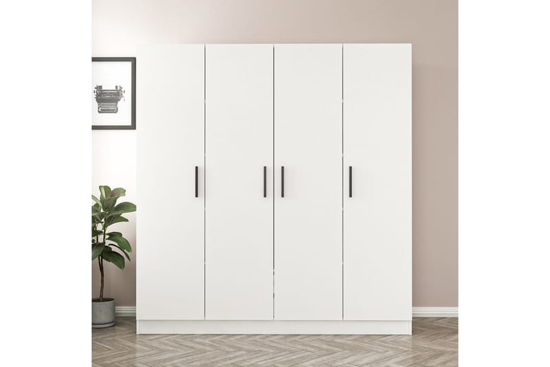 Fruitland Garderobe 180 cm, Hvit