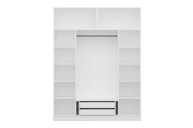 Fruitland Garderobe 180 cm - Hvit - Oppbevaring - Klesoppbevaring - Garderober & garderobesystem